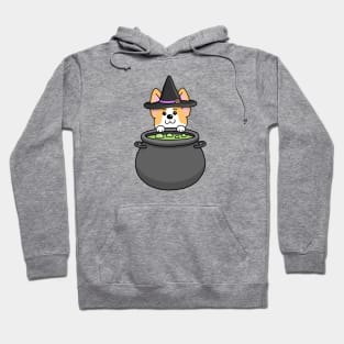 Corgi Wizard Cauldron Potion Hoodie